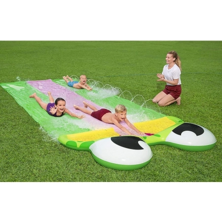 Ślizgawka wodna ślizg Bestway fontanna 3 tory 488 cm